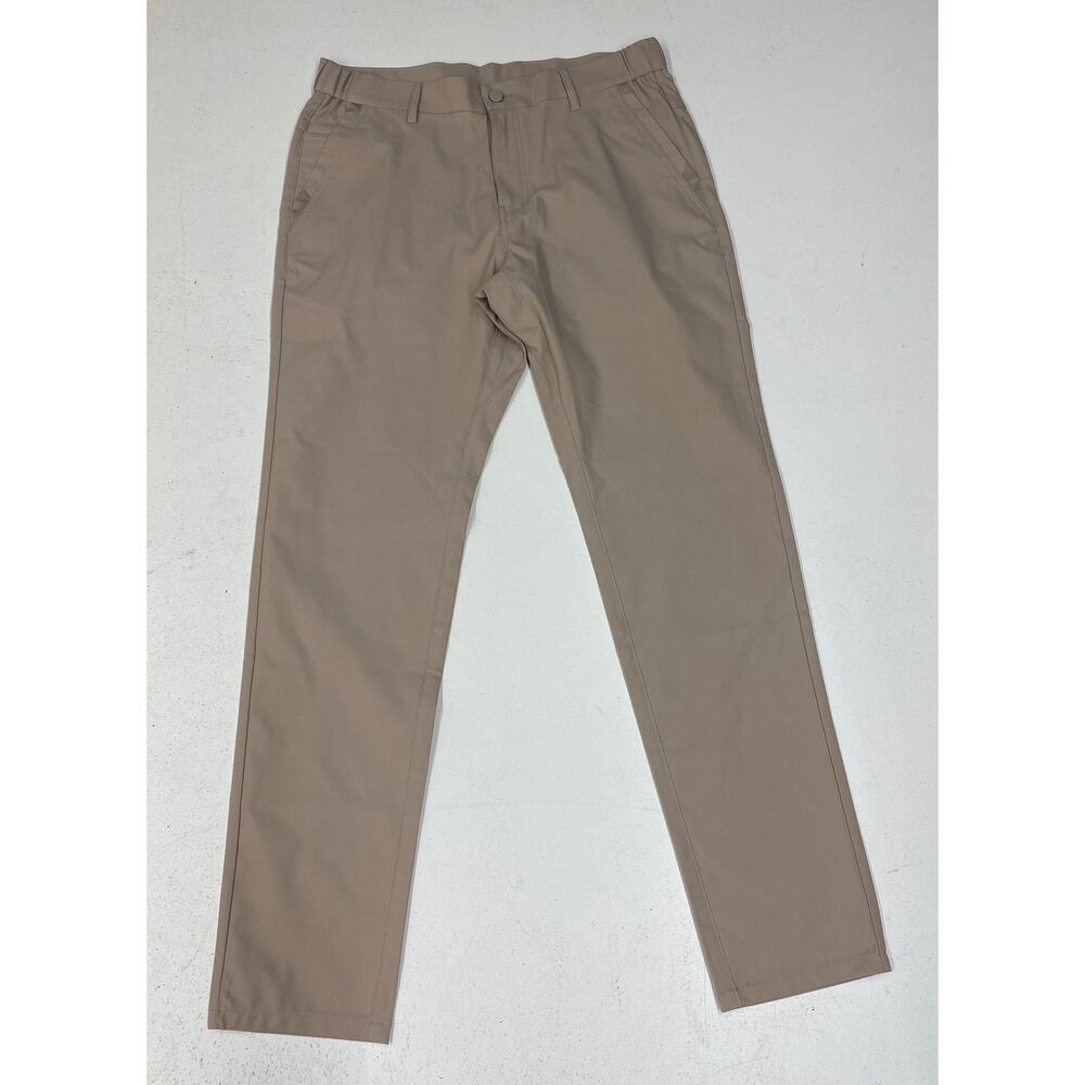 Men Jack Archer Jetsetter Oak Khaki performance chino pants slacks, 32x32